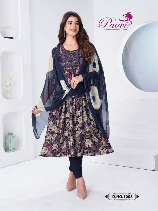 Sanaya 2 By Paavi  Portion Printed Kurti With Bottom Dupatta Wholesale Shop In Surat